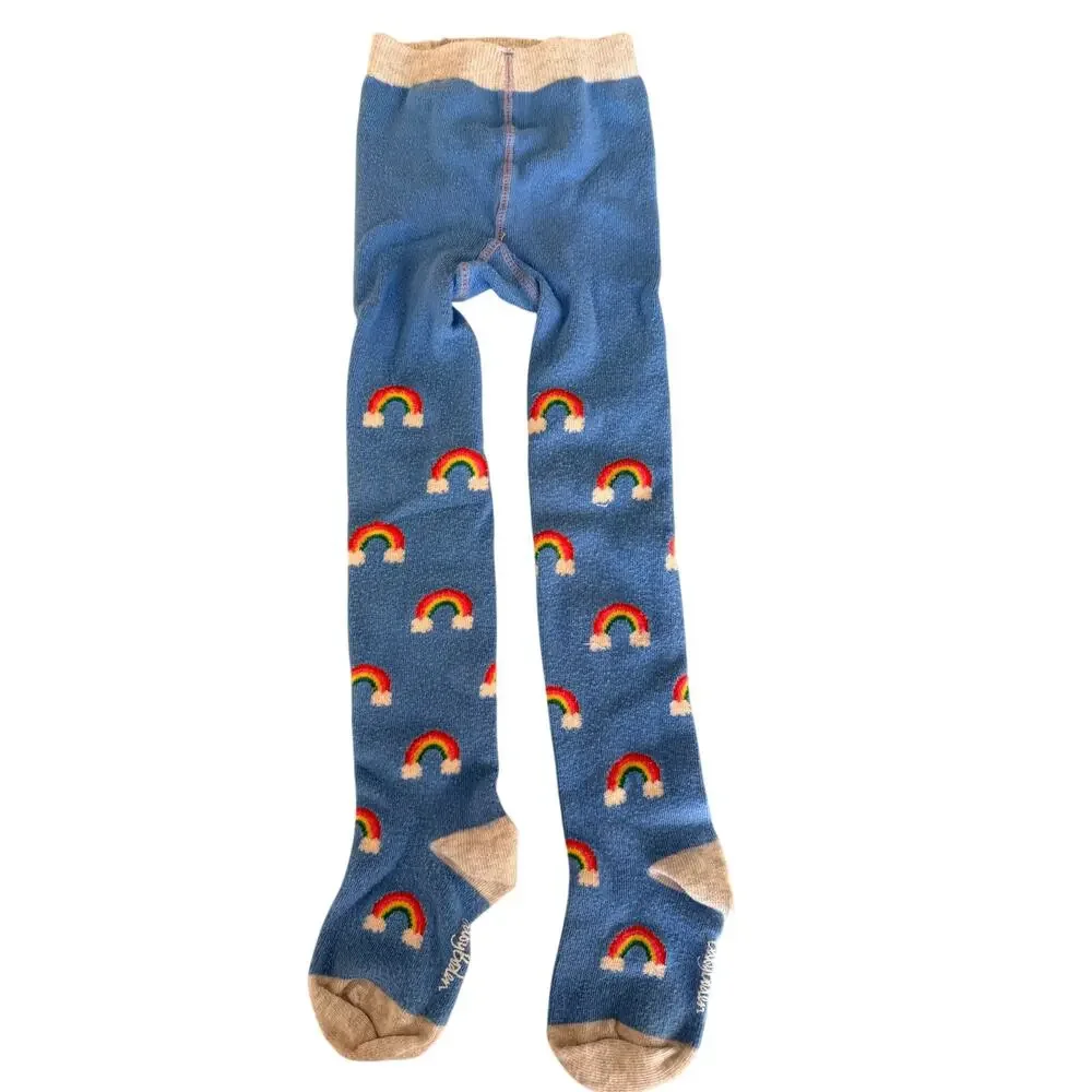 Baby Boden Girls' Rainbow Baby Tights 3-4Y